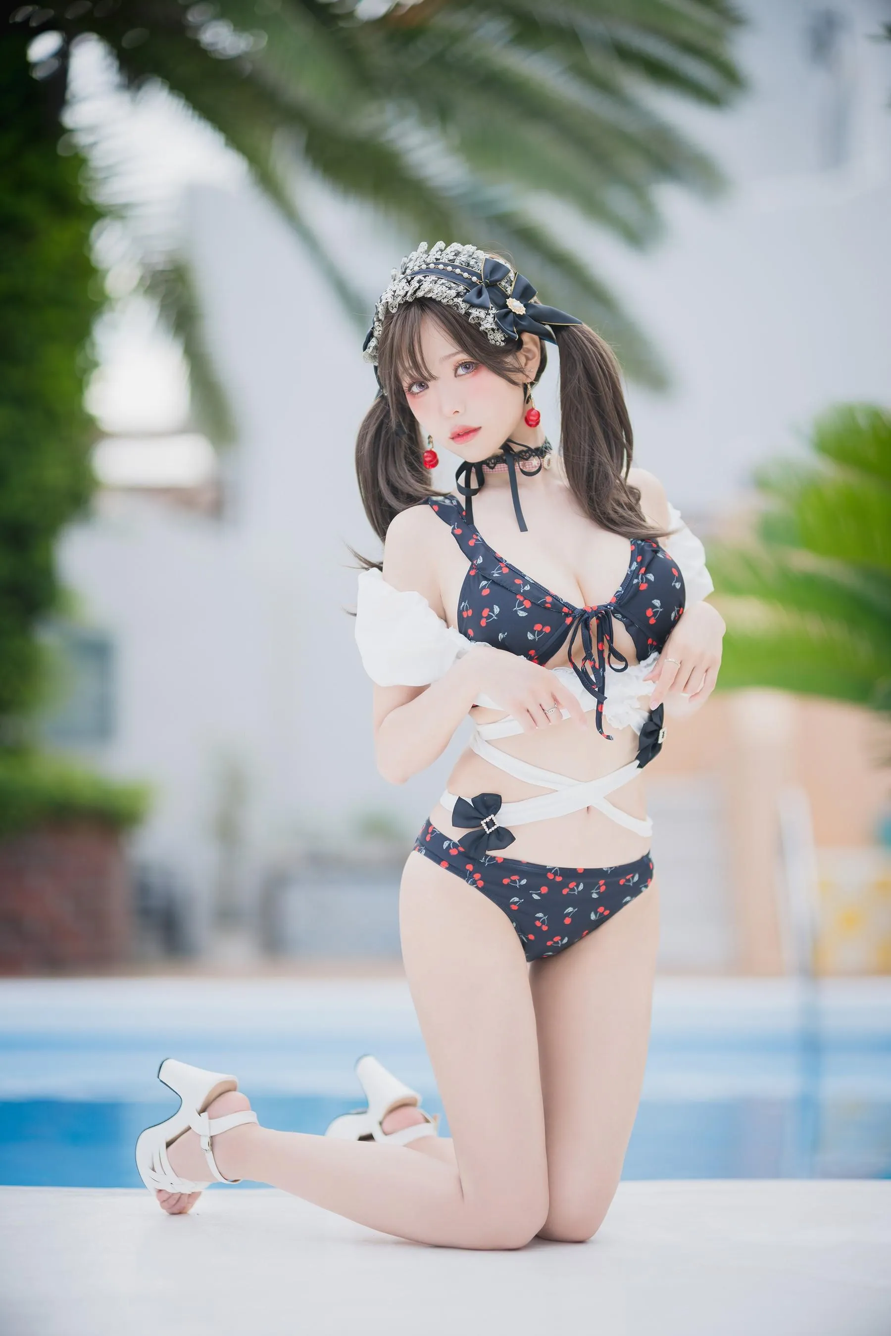 ElyEE子 – NO.120 2023.august B-櫻桃地雷系少女 Cherry Ground Mine Girl [23P]插图2